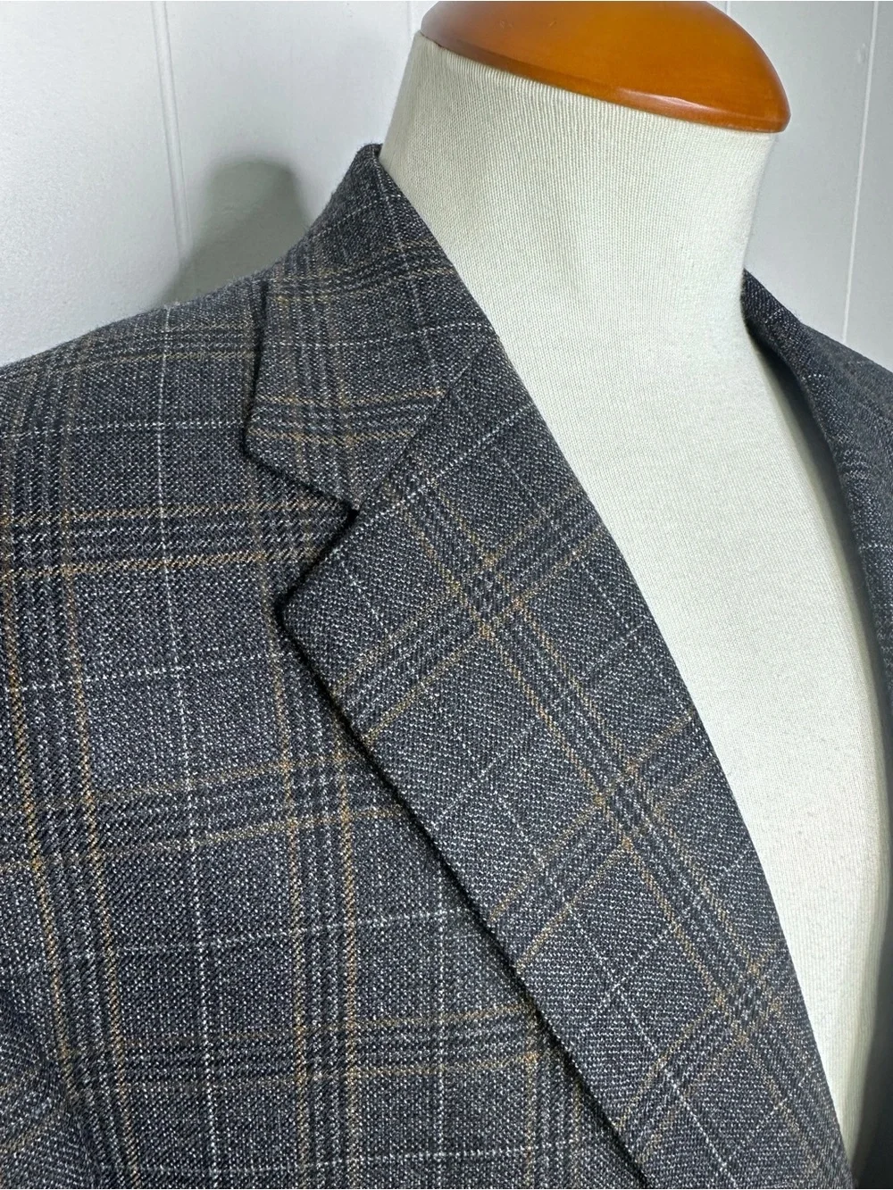 Hart Schaffner Marx 1887 Gray Checkered Blazer
